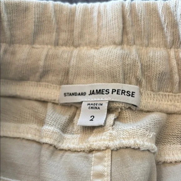 James Perse Cream Jogger Pants - Picture 4 of 11